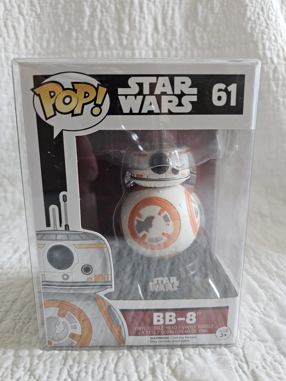 Funko Star Wars BB-8 Vinyl Figure In Clear Case - #61 NWT